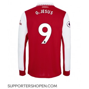 Arsenal Gabriel Jesus #9 Hemma Matchtröja 2022-23 Långärmad